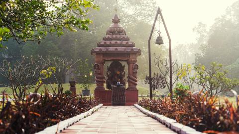 Small temple in the morning